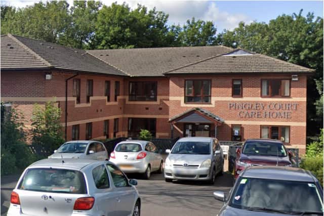 Pingley Court Care Home.