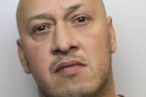 Pictured is Gabriel Andrei, aged 41, of Pindar Oaks Cottages, near Kendray, Barnsley, who is due to be sentenced after he has been found guilty of murdering Catalin Rizea and of causing grievous bodily harm with intent to Alexandru Rizea.
