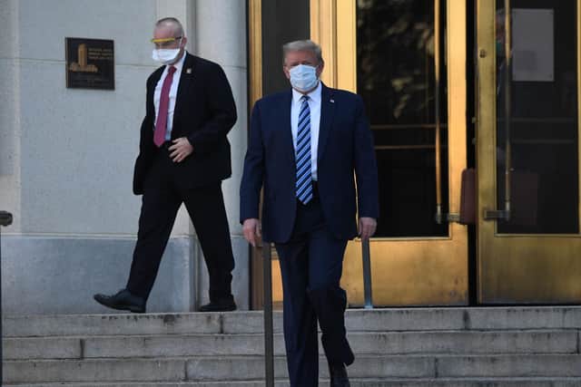 US President Donald Trump earlier this week. Image by Saul Loeb/AFP via Getty Images