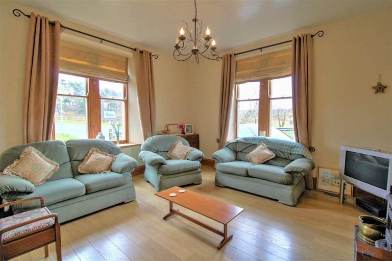 Sitting room again offers a spacious room with large sash window to the side.
