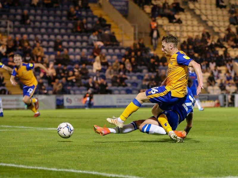 Stephen Quinn makes the cross into the Colchester area