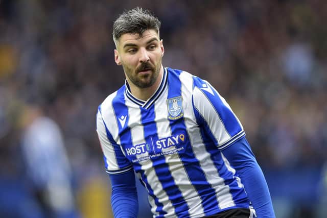 Callum Paterson had to go off injured for Sheffield Wednesday against Plymouth Argyle.