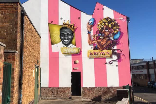 Murder victim Kavan Brissett has been immortalised in a new street art mural in Sheffield in a lasting tribute to the beloved son, brother and friend