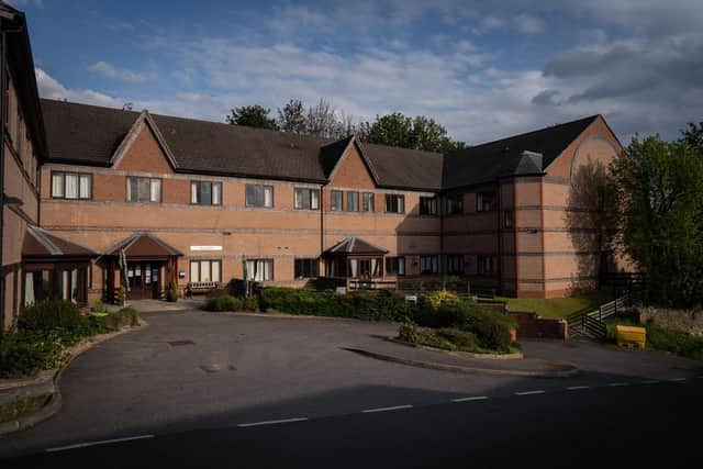 Newfield Nursing Home, Sheffield, April 2020 (photo: SWNS).