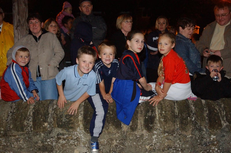 Ready for a firework display in 2006. Were you pictured in the crowd?