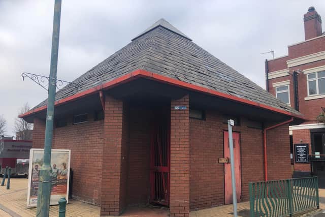 The toilet block in Wombwell that Barnsley Council is set to buy back