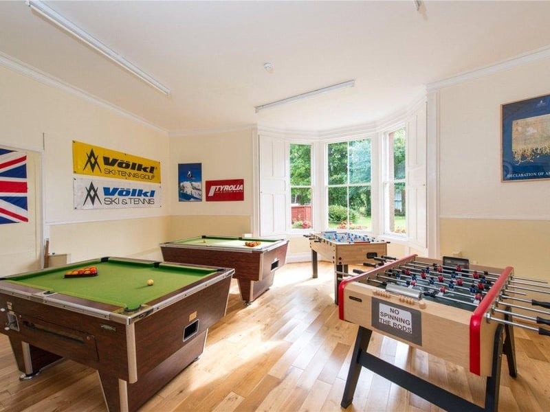 Games room.