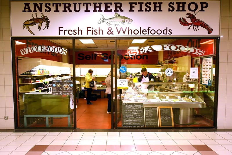 Anstruther Fish Shop - another great name lost from The Postings Shopping Centre (Pic: Fife Photo Agency)