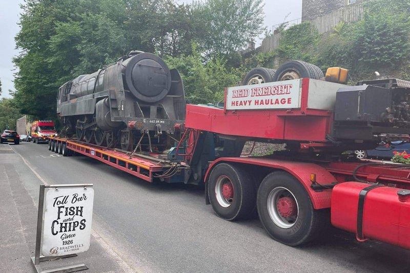 Pete Grafton, owner of Toll Bar Fish and Chips in Stoney Middleton, took this picture of the train arriving in the village in the last few days. He said excitement is building again among locals.