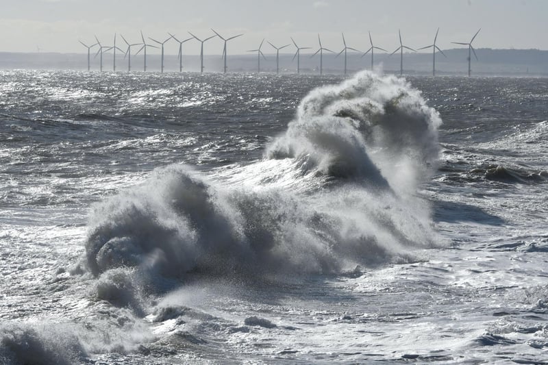 Stormy seas at the Headland.