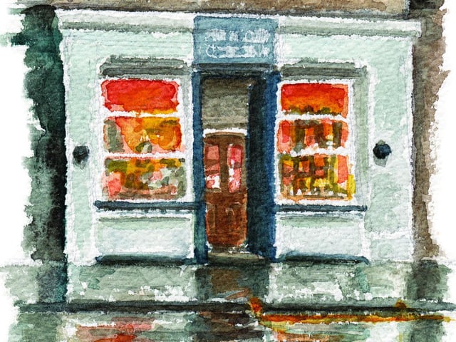 As shops started to reopen, I visited those that sell my merchandise. It was pretty grim as although most were glad to be open, customers were still uneasy and business was slow for many. I thought I could support by sketching their shop fronts #supportasmallbusinesssketch.