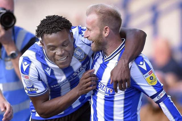 Owls pair of Fisayo Dele-Bashiru and skipper Barry Bannan with late goals  Pic Steve Ellis