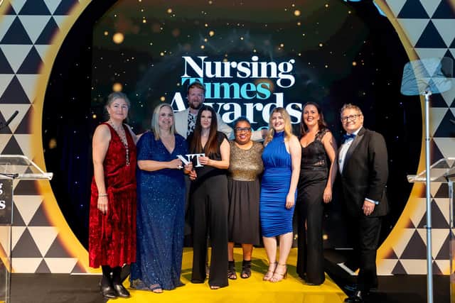 Stroke research nursing team win prestigious Nursing Times Award for innovative trial tracking software