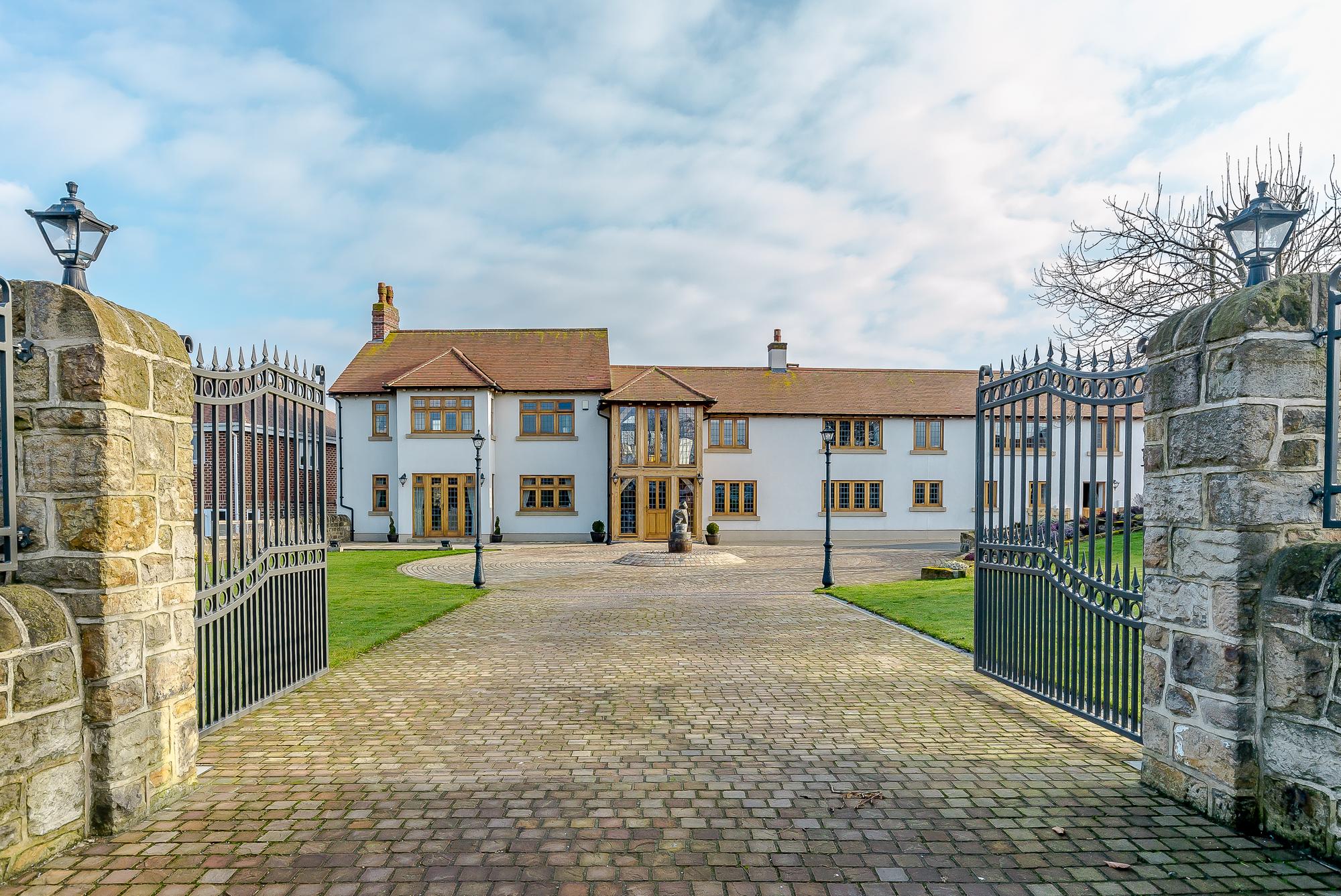 The house is on Mansfield Road in Skegby and is on the market for £1.45 million.