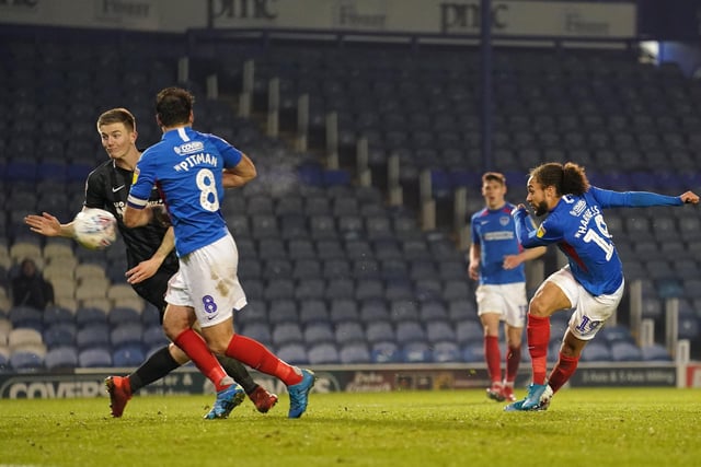 Pompey beat Northampton 2-1 to keep their hopes of retaining the Leasing.com Trophy alive. Michael Harriman put the visitors in front but a first senior goal for Leon Maloney levelled the tie, before Marcus Harness scored the winner with a stunning volley after the break.