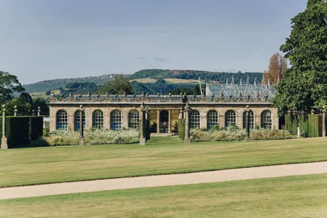 Old Glasshouse and Rose Garden.