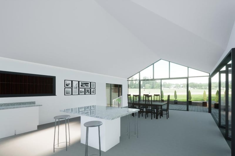 The plans feature a 'fabulous' open-plan dining kitchen.