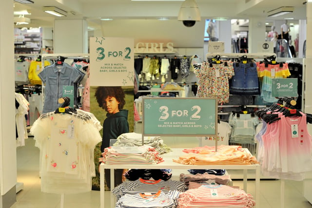 Space in store dedicated to kids’ product is growing by 30 per cent.