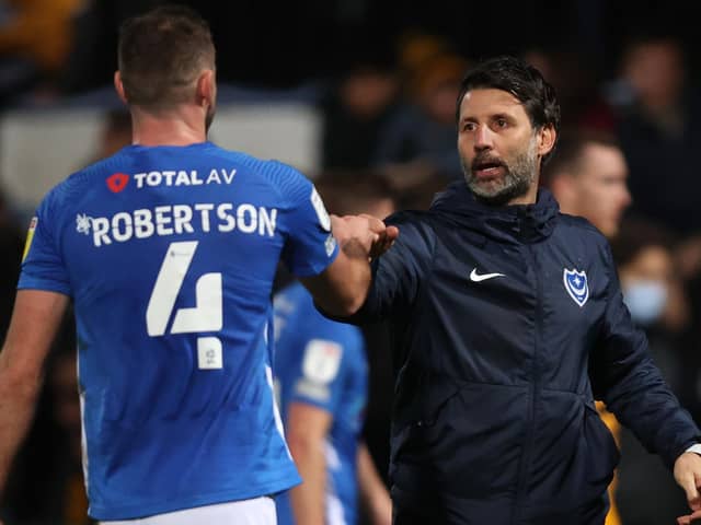 Portsmouth boss Danny Cowley wants his side to finish strong at Sheffield Wednesday this weekend.