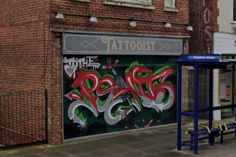 Straight to the Point in Havant Road, Drayton, was voted the area's 5th best tattoo studio.