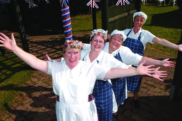 Do you recognise these people at the Gretton Court VE Day celebrations in 2005?