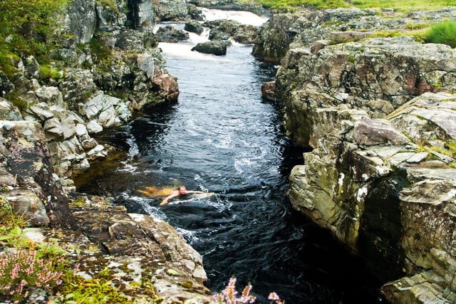 Adventurer Daniel Start  found himself amongst the “most fantastic series of river pools you can imagine” at Glen Etive with the Long Canyon, where you will find yourself surrounded by high cliffs and deep water, offering a most memorable experience.