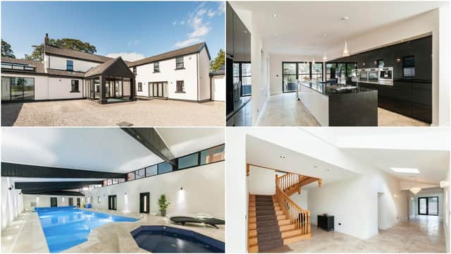 This nine-bedroom detached house is on the market.