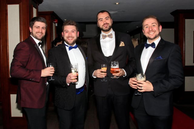 Stephen Atkinson, Rob Hattersley, Adrian Gagea and Benedict Mason, of Longbow Bars and Restaurant.