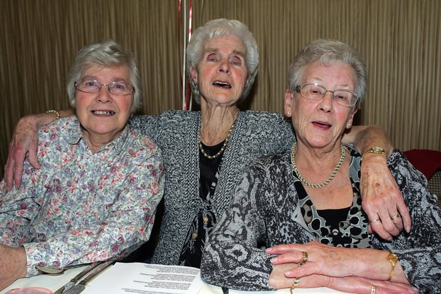 Guests at the dinner for those lonely this Christmas at Owlerton Stadium  in 2011