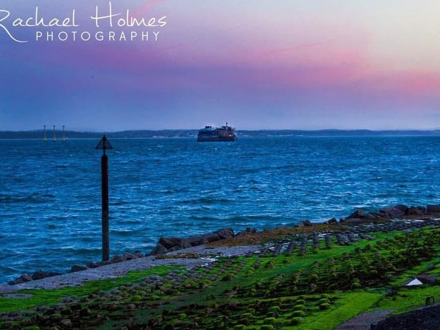 There's nothing like the sight of the Solent forts on an evening walk.