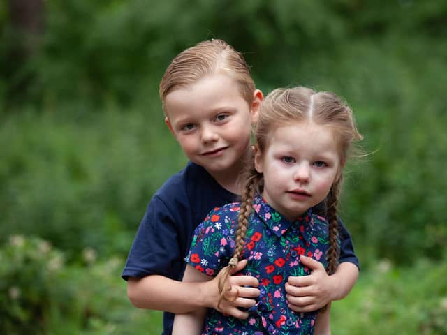 Dravet Syndrome: Sheffield youngster Penny Podmore, four, suffers 40 seizures in a day, due to rare condition, say her parents. Penny is pictured with brother Teddy.