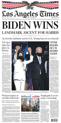The LA  Times had a certain ring of traditionalism about its front page design