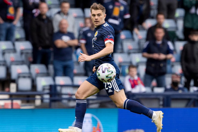 Looked lively when he came off the bench on Monday and could give Scotland a more attacking outlook if deployed down the right flank at Wembley