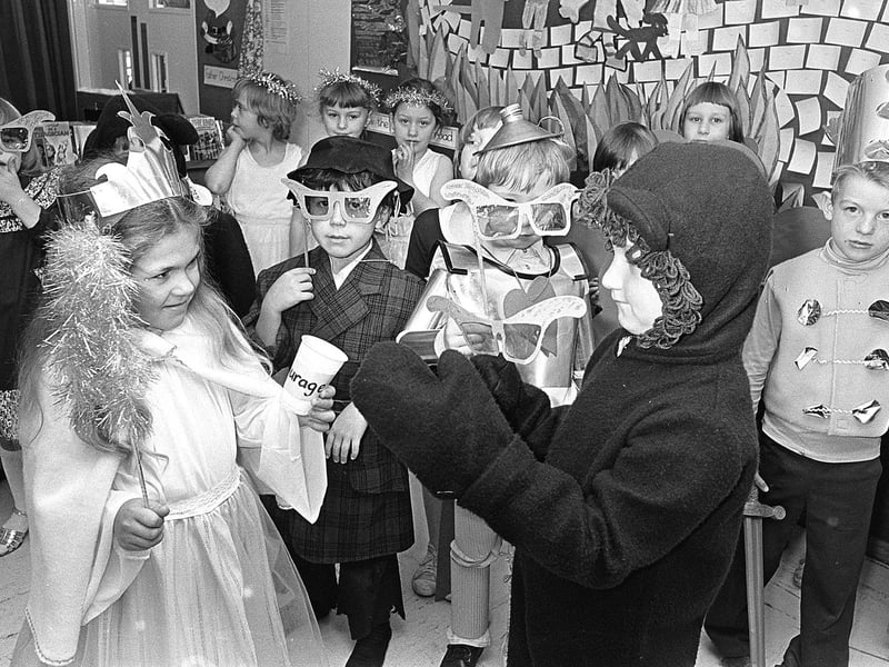 A scene from the school concert.