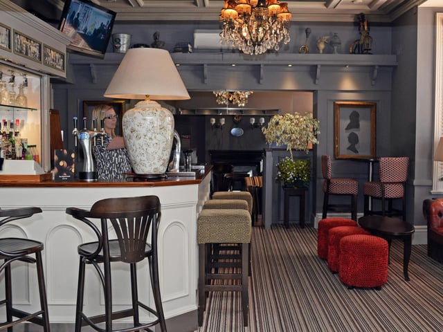 You would grab a cocktail here.