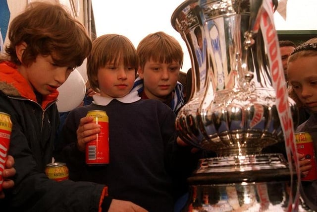 Youngsters got a glimpse of the FA Cup when it came to Chesterfield in the build up to the semi-final.