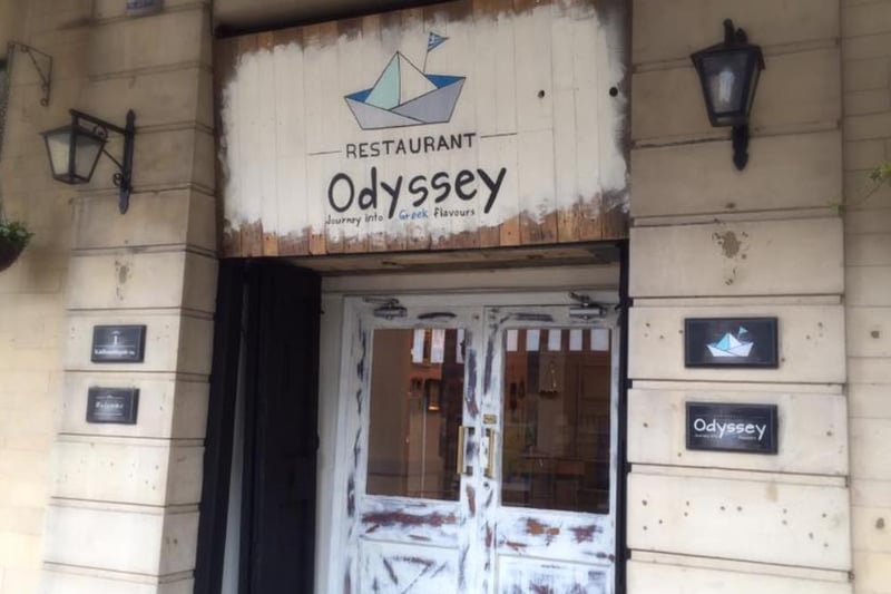 Odyssey Greek Restaurant, 1 Knifesmithgate, S40 1RF. RAting: 4.8/5 (based on 360 Google Reviews). "Lovely place and the staff were excellent. I had the vegetable skewers and they were delicious."