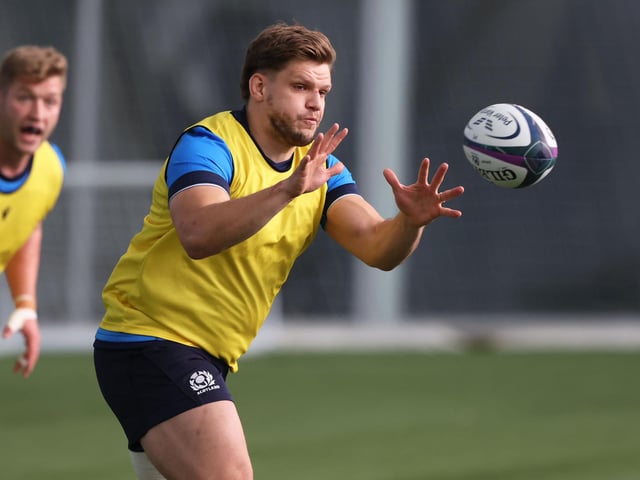 Returning from injury and no sign of hangover with series of string stops in the second half with Scotland depleted. 6