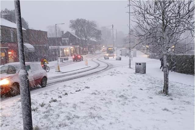 Snow in Sheffield