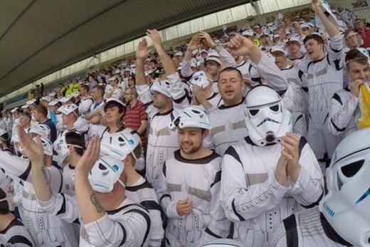 Or Plymouth, to be precise, where Hartlepool supporters dressed up as Stormtroopers in 2016.