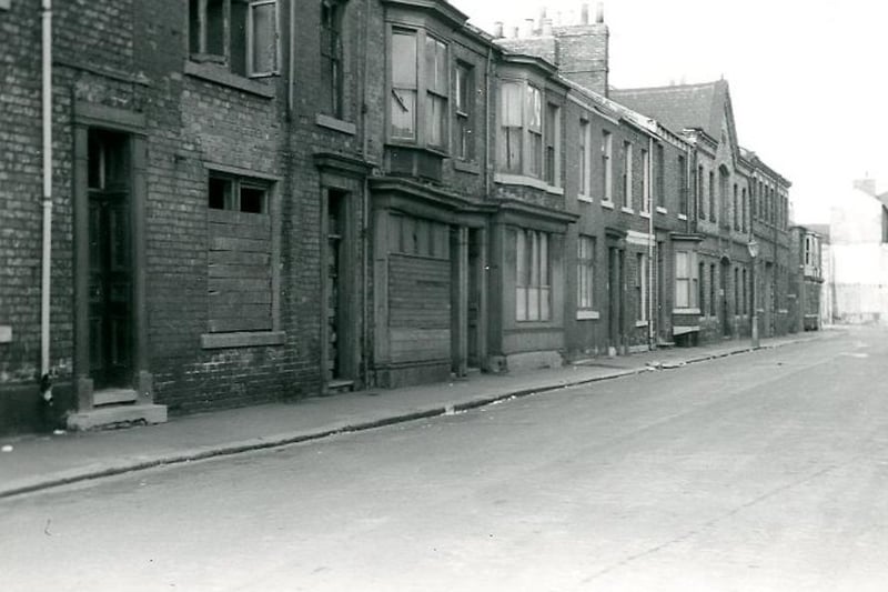 A 1961 photo looking towards George Street before demolition. Photo: Hartlepool Museum Service