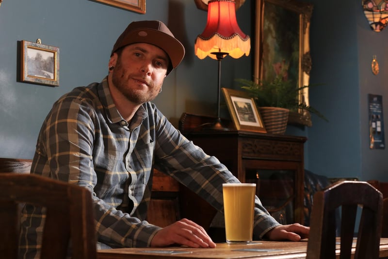 This cosy micro pub and bottle shop has a fantastic selection of craft beers, and is popular with beer lovers. Pictured is James Eardley. Visit: https://www.thebrewfoundation.co.uk/