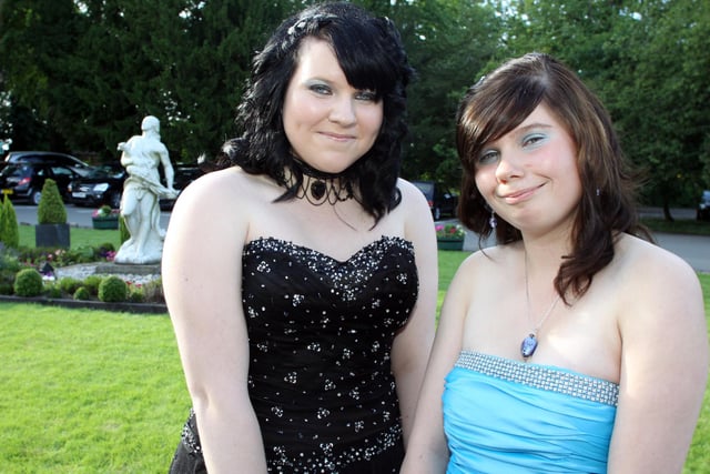 NDET 27-6-12 MC 7
Clowne's heritage High School prom at Ringwood Hall - Rebecca Godley and Jade Smith