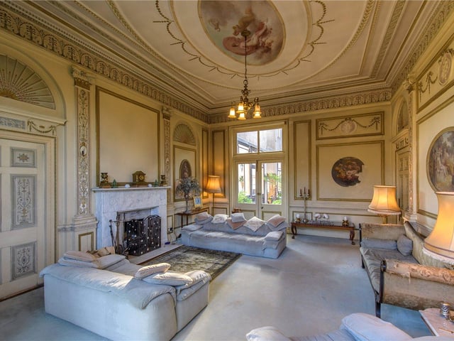 Christmas room.