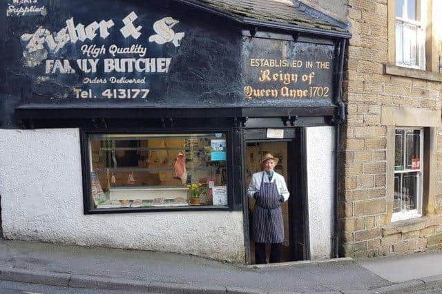 Frank Fisher, of Fisher & Son family butchers on High Street in Dronfield, has passed away aged 90