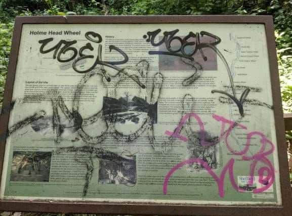 The Rivelin Valley nature trail has been targeted by vandals.