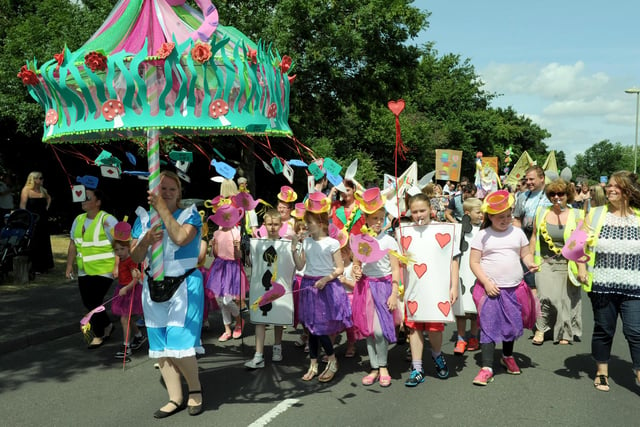 Bridgemary Carnival Parade along Wych Lane 18th June 2015. Picture: Paul Jacobs 151012-4