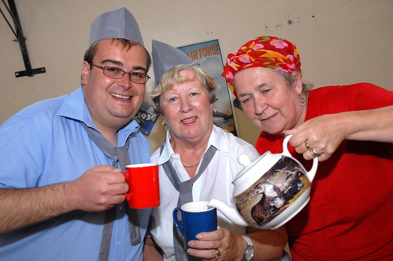 A lovely light-hearted scene from St Mary and St Martin Church 12 years ago as the vicar Father Darren Maslen joined parishioners Maureen Redhead and Margaret Taroni - but who can tell us more?