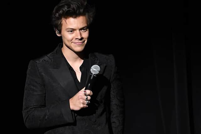 Harry Styles is set for a busy year, with a Coachella performance in hand, the forthcoming release of his third studio album Harry's House, as well as playing a leading role in his beau Olivia Wilde's film, Don't Worry Darling. (Photo credit should read ANGELA WEISS/AFP via Getty Images)