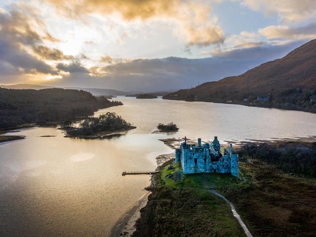 The powerbase of the Campbells of Glenorchy and one of the most photographed castles in Scotland rises out of the banks of Loch Awe.
